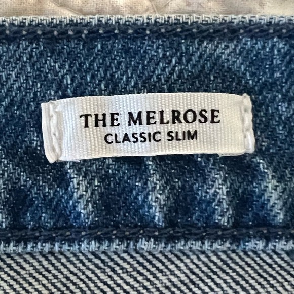 RAILS THE MELROSE CLASSIC SLIM BUTTON FLY JEANS IN ARTIC DISTRESS NWT WOMEN'S 32 - Picture 15 of 16